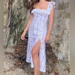 Reformation linen dress